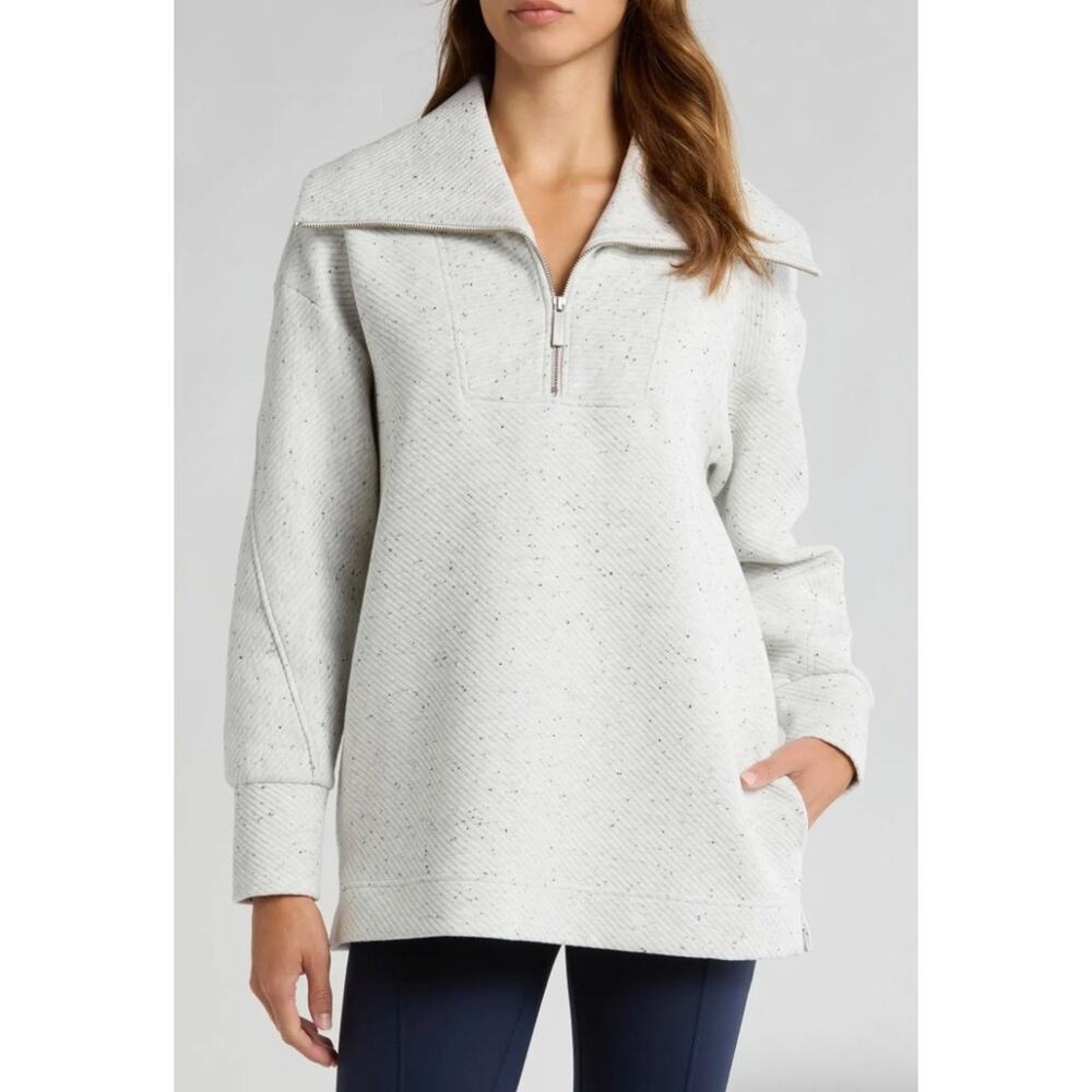Sweaty Betty Radiant Half Zip Sweatshirt Tranquil G XXL